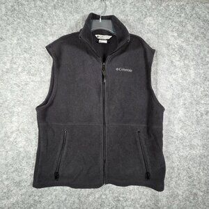Columbia Cathedral Peak Fleece Vest Gorpcore Outdoor Hiking, Camping black Size